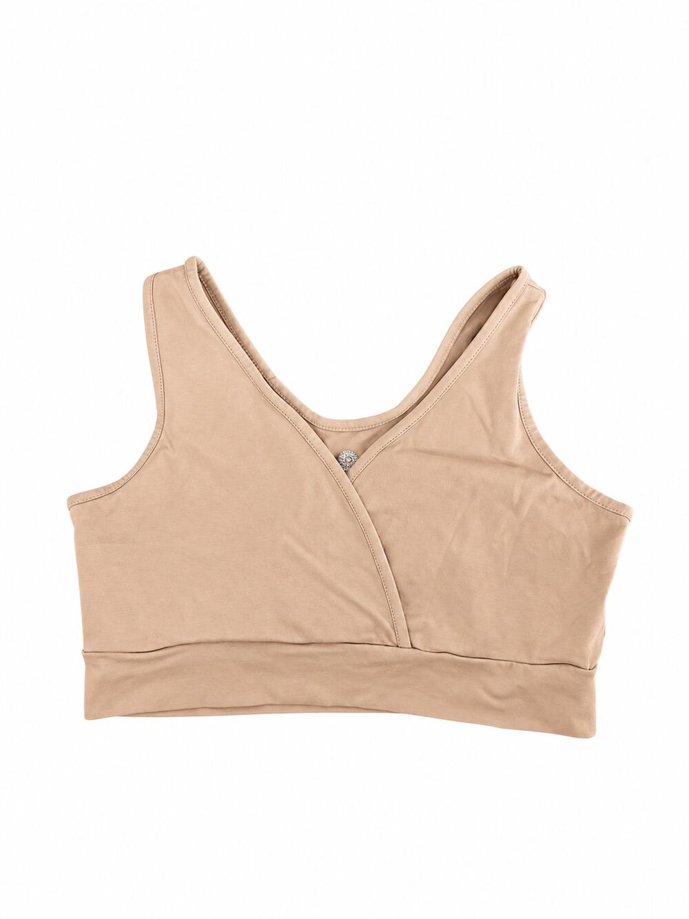 Kindred Bravely Organic Cotton Nursing & Sleep Bra Beige Medium